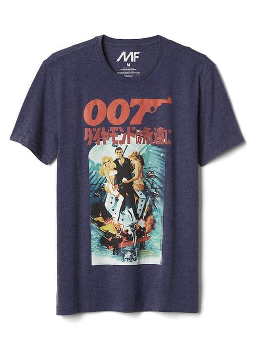Gap Men Graphic Short Sleeve Tee - James Bond