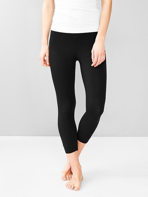 Gap Women Pure Body Cropped Leggings - True Black