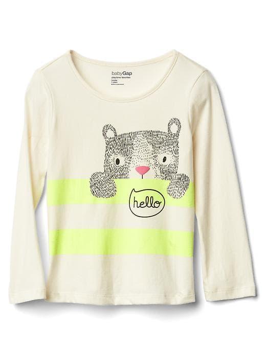 Gap Embellished Graphic Tee - Bear