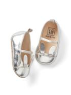 Gap Metallic Bunny Ballet Flats - Silver