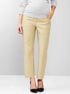 Gap Women Full Panel Tailored Crop Pants - Cargo Khaki