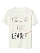 Gap Gapkids Graphic Short Sleeve Tee - New Off White Leader