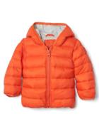 Gap Coldcontrol Lite Puffer Jacket - Lava Orange