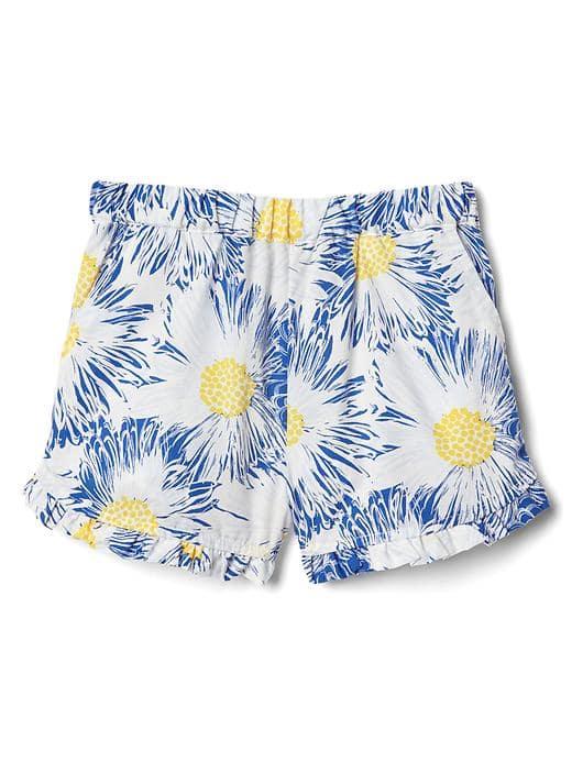 Gap Ruffle Dolphin Shorts - Blue Daisy