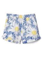 Gap Ruffle Dolphin Shorts - Blue Daisy