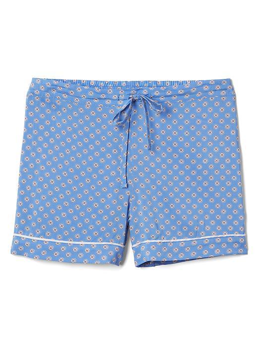 Gap Women Dreamwell Print Shorts - Geo Print Blue