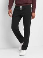 Gap Men Double Knit Pintuck Joggers - True Black