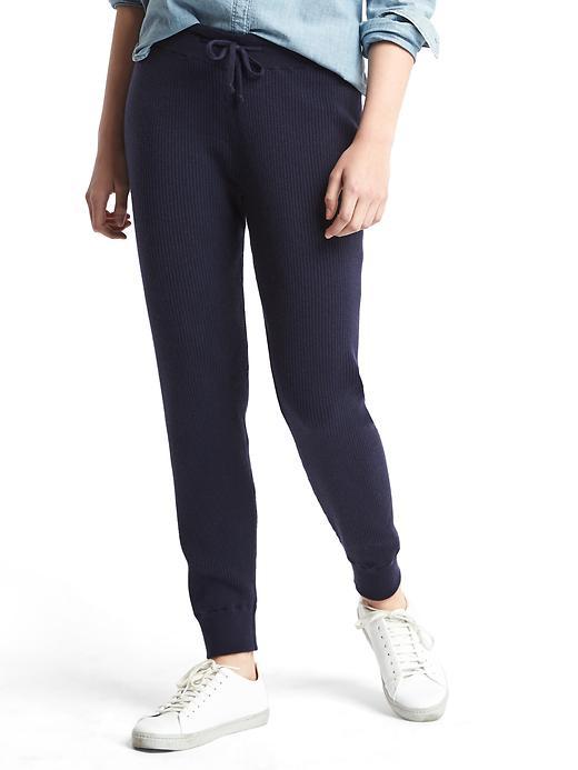 Gap Women Ribbed Joggers - Dark Night