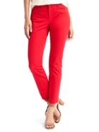 Gap Bi Stretch Skinny Ankle Pants - Red Sunset