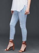 Gap Stretch 1969 Demi Panel True Skinny Ankle Jeans - Medium Indigo