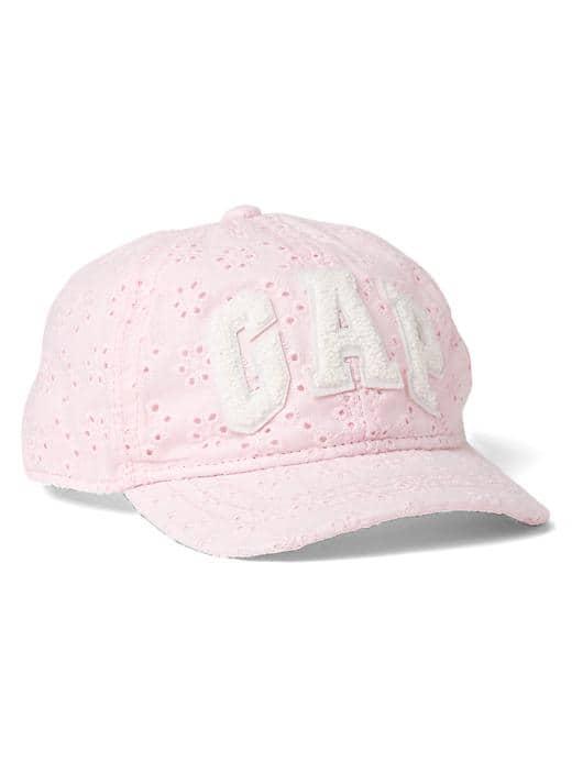 Gap Sherpa Logo Eyelet Baseball Hat - New Powder