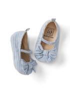 Gap Bow Ballet Flats - Mascot Blue