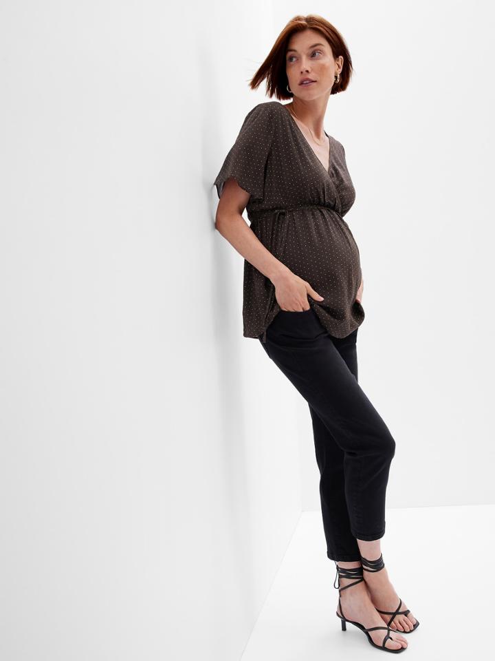Maternity Tie-waist Top