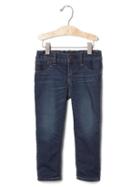 Gap 1969 Super Soft And Lined Straight Jeans - Dark Wash Indigo