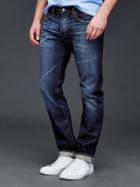 Gap Men 1969 Slim Fit Jeans Authentic Indigo Selvedge - Authentic Indigo