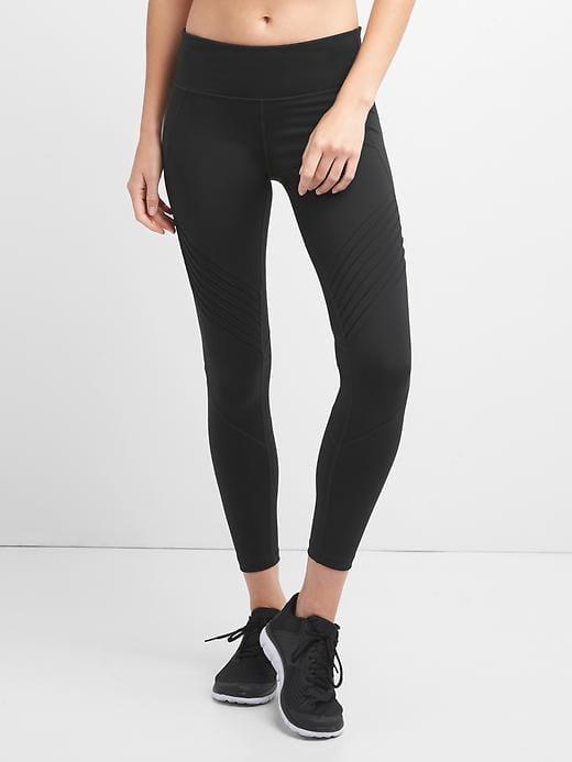 Gap Gapfit Blackout Technology Gfast Moto Leggings - Black