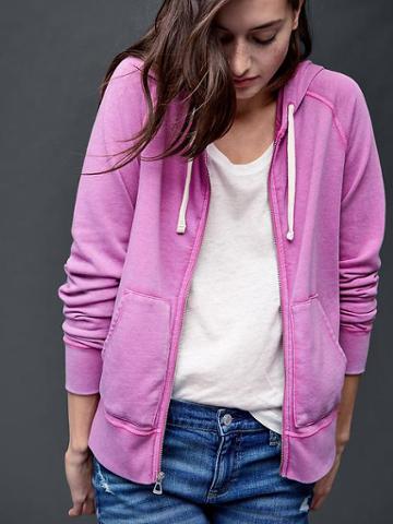 Gap Essential Zip Hoodie - Rosamunde