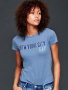 Gap Women Summer City Graphic Tee - New York