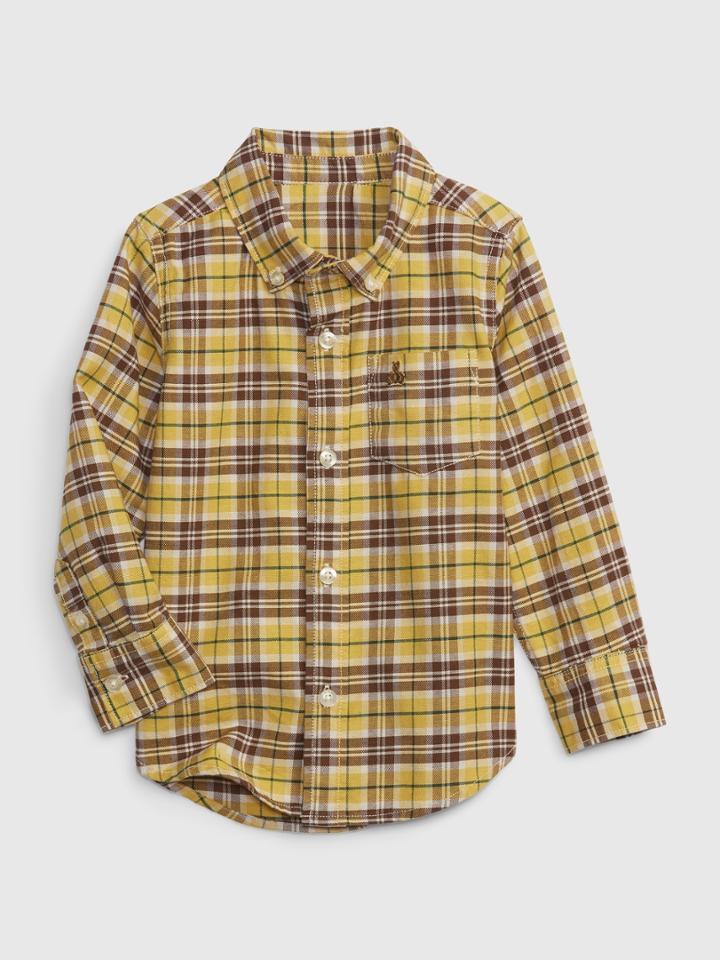 Toddler Plaid Oxford Shirt