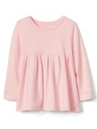 Gap Long Sleeve Jersey Tunic - Icy Pink