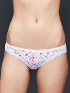 Gap Women Lace Trim Teeny Bikini - Splatter Dots White