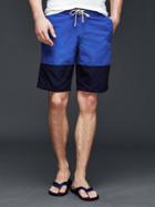 Gap Men Colorblock Board Shorts 10 - Brillant Blue