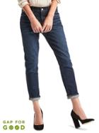 Gap Women Washwell Mid Rise Best Girlfriend Jeans - Medium Indigo