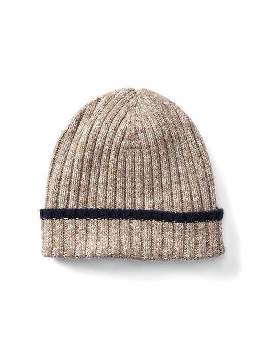 Gap Men Merino Ribbed Beanie - Camel