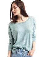 Gap Women Drop Sleeve Pullover Sweater - Mint