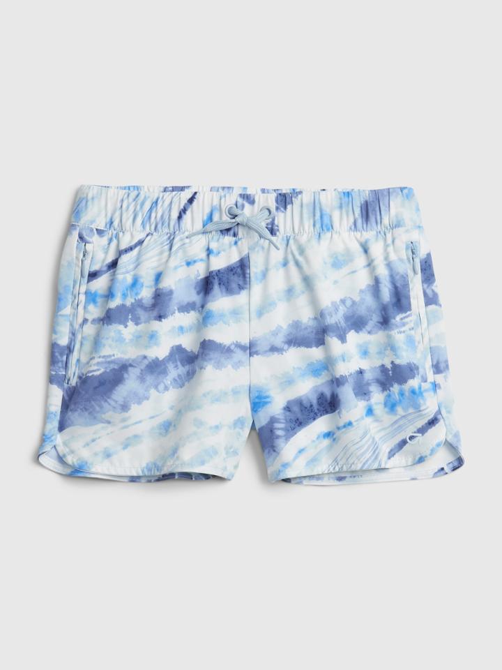 Gapfit Kids Recycled Tie-dye Running Shorts