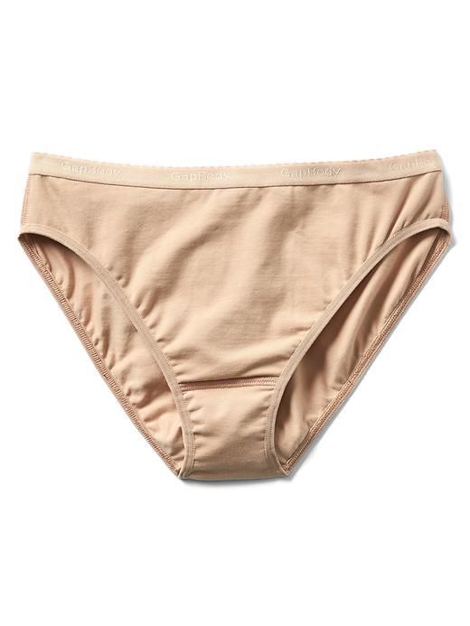 Gap Women High Cut Logo Bikini - Nude