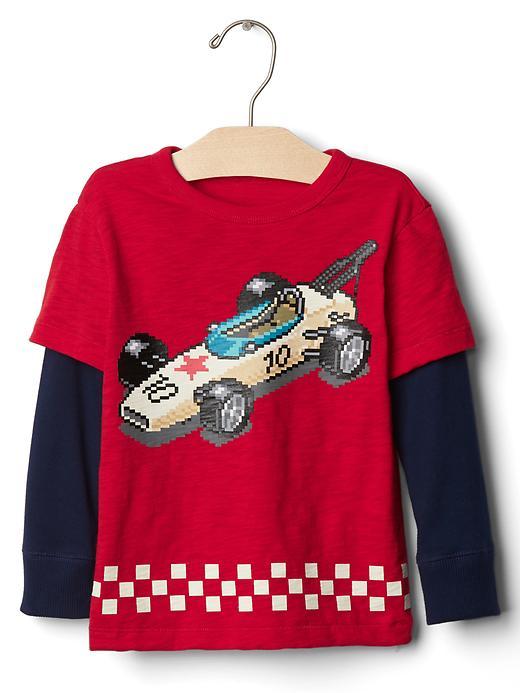 Gap 2 In 1 Gamer Graphic Tee - Pure Red