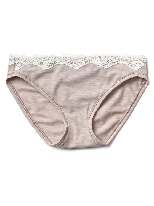 Gap Women Breathe Lace Trim Bikini - Margate Sand