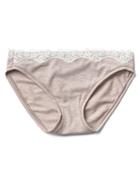 Gap Women Breathe Lace Trim Bikini - Margate Sand