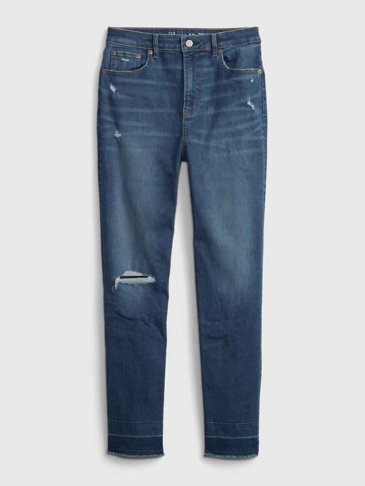 Teen Sky High Distressed Skinny Jeans With Washwel 3