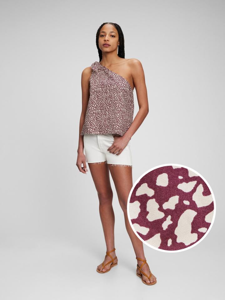 One-shoulder Tank Top