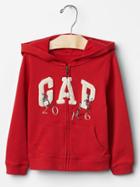 Gap New Year Monkey Logo Hoodie - Modern Red