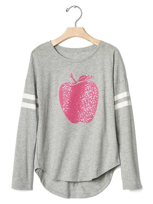 Gap Graphic Varsity Tee - Grey Heather