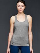 Gap Women Gapfit Breathe Strappy Shelf Tank - Heather Grey