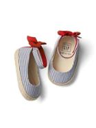 Gap Bow Stripe Espadrilles - Blue Stripe
