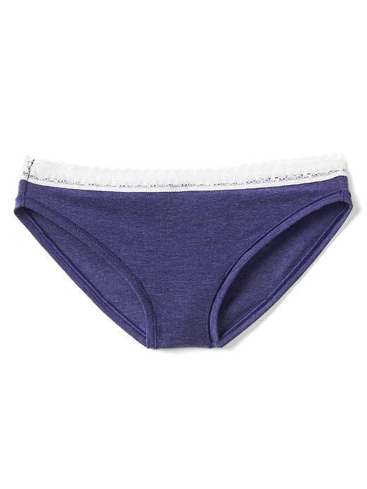 Gap Women Breathe Soft Lace Bikini - Capital Blue