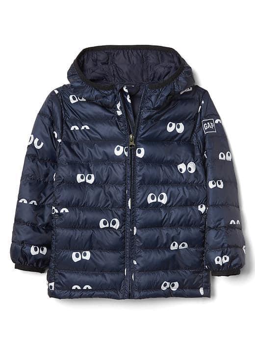 Gap Coldcontrol Lite Puffer Hoodie - True Indigo