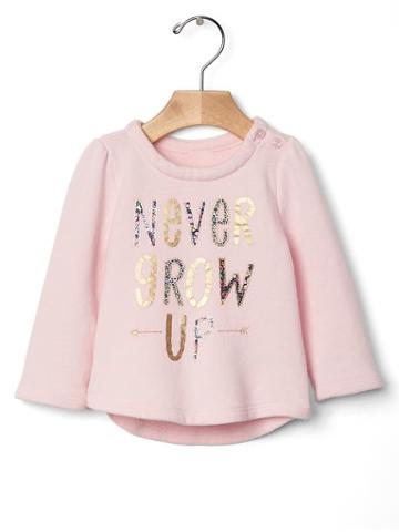 Gap Embellished Neverland Sweatshirt - Pink Cameo