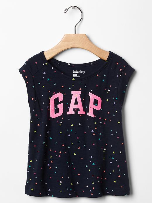 Gap Geometric Logo Graphic Tee - Blue Galaxy