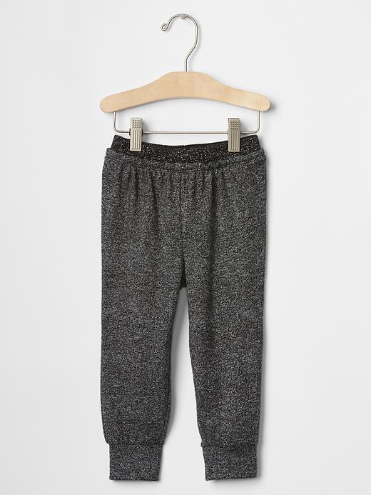 Gap Shimmer Marled Joggers - True Black