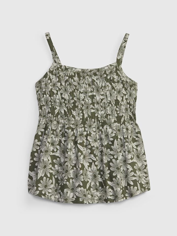 Toddler Floral Smocked Tank Top