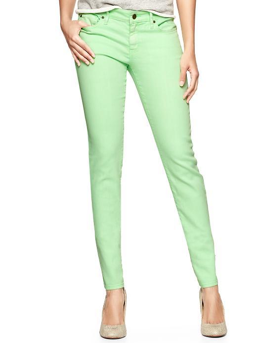 Gap 1969 Always Skinny Neon Skimmer Jeans