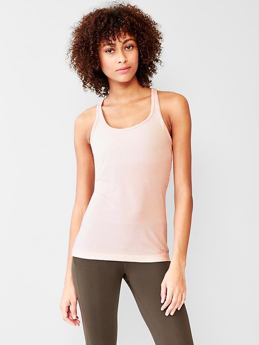 Gap Women Gapfit Breathe Heathered Tank - Milkshake Pink