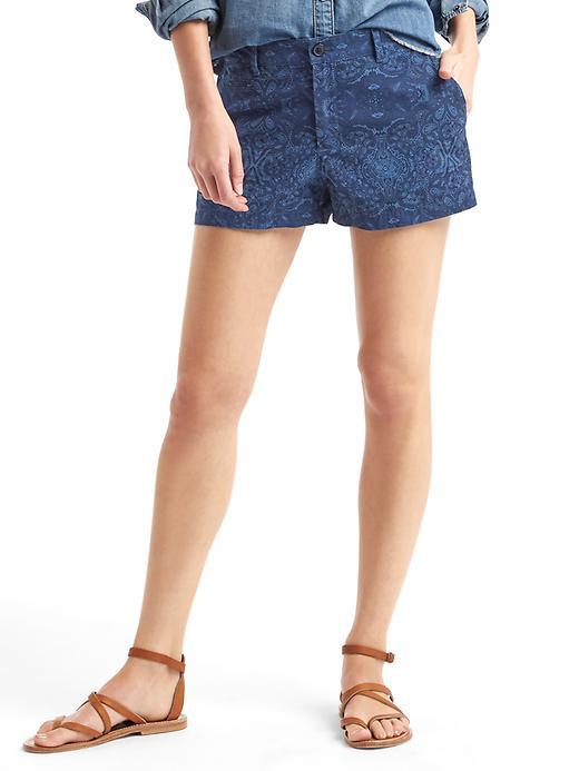 Gap Print Summer Shorts - Blue Paisley