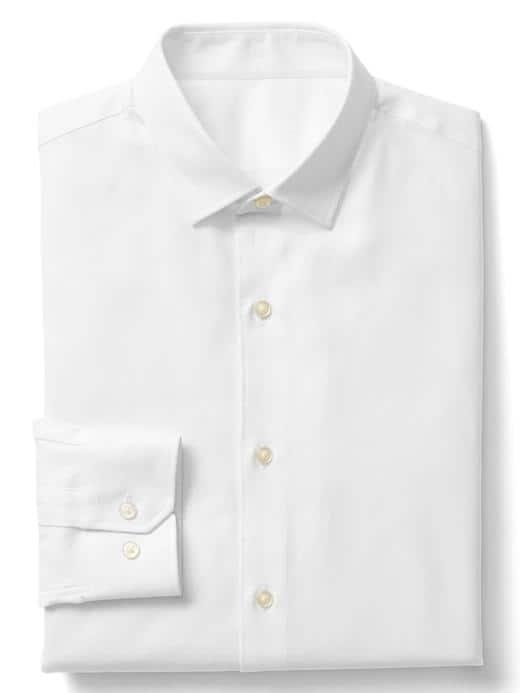 Gap Men Premium Oxford Standard Fit Shirt - White